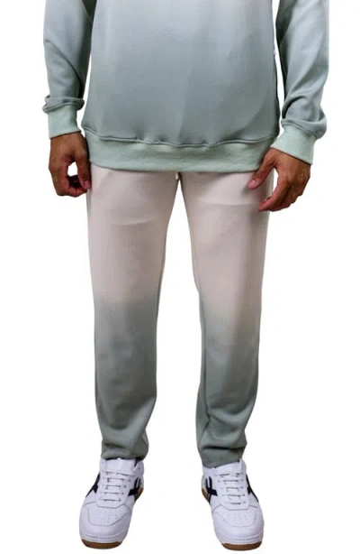Maceoo Marthyr Dip Dye Jogger Pants In Gray