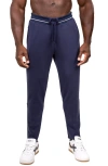 Maceoo Marthyr Drawstring Joggers In Blue