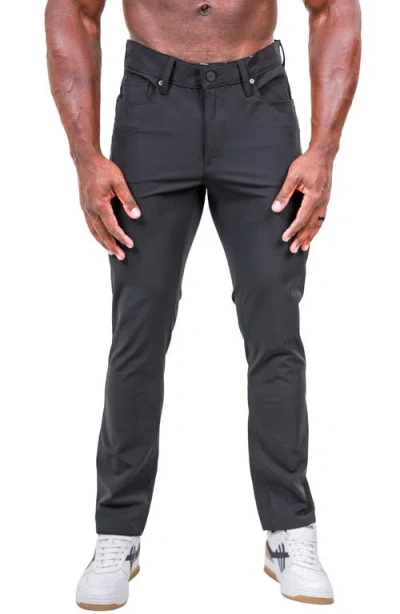 Maceoo Marthyr Slim Fit Pants In Black