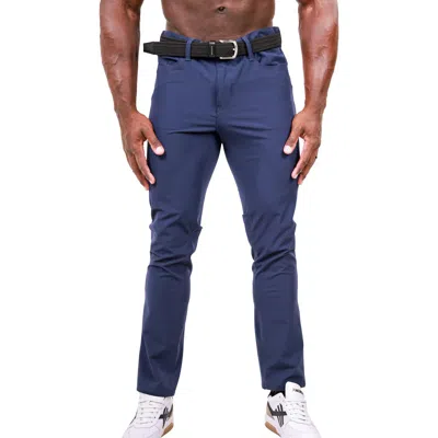 Maceoo Marthyr Slim Fit Pants In Blue
