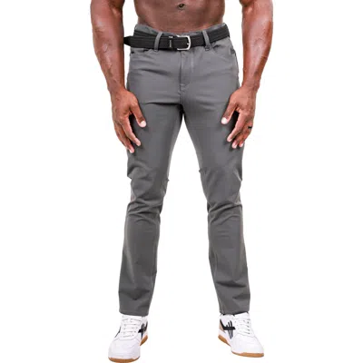 Maceoo Marthyr Slim Fit Pants In Gray