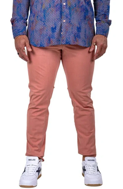 Maceoo Marthyr Slim Fit Pants In Pink