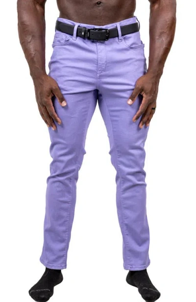 Maceoo Marthyr Stretch Skinny Jeans In Purple