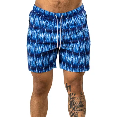 Maceoo Marthyr Swim Trunks In Blue