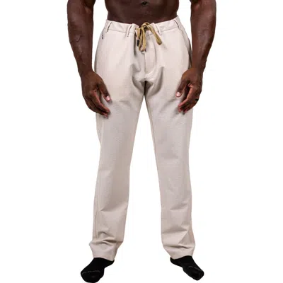 Maceoo Marthyr Tapered Leg Drawstring Pants In Gray