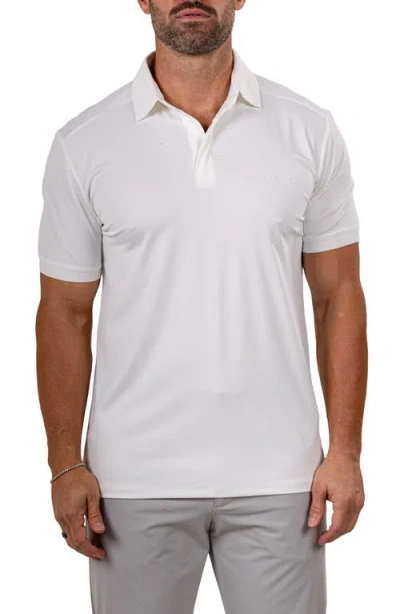 Maceoo Marthyr0019 White Golf Polo