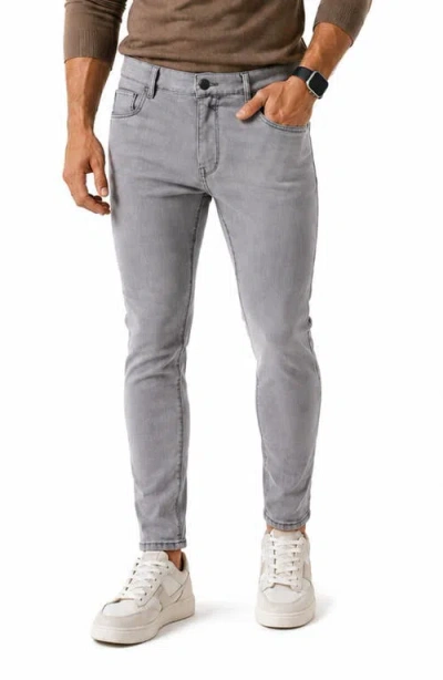 Maceoo Marthyr010 Straight Leg Jeans In Grey