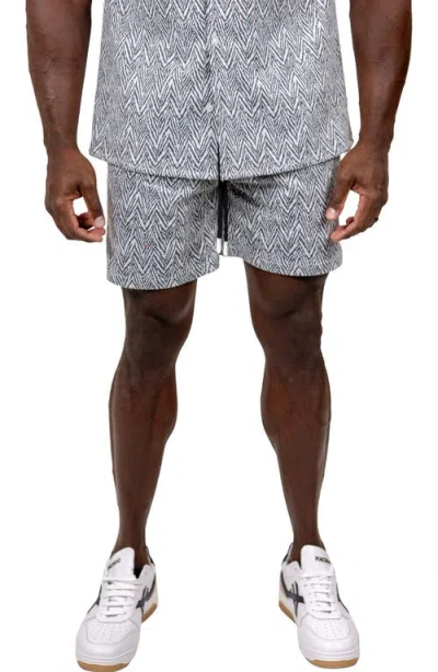 Maceoo Martyr 0337 Knit Drawstring Shorts In Gray