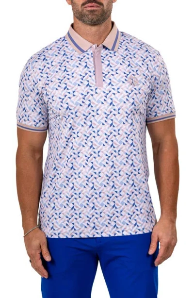 Maceoo Martyr0009 Golf Polo In Blue