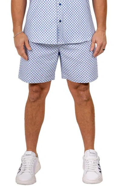 Maceoo Martyr0101 Shorts In Blue