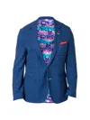 Maceoo Unconstructed Squared Blazer In Blue