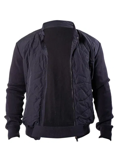 Maceoo Men's Bomber Jacket In Blue