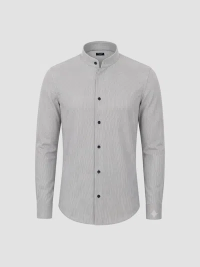 Maceoo Men's Ceremony Prince Stretch Shirt In Gray
