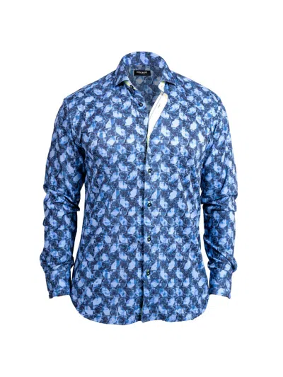 Maceoo Men's Einstein Stretch Ascension Shirt In Blue