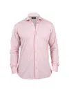 Maceoo Einstein Stretchblotter Red Button-up Shirt In Pink