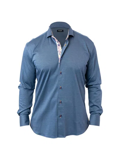 Maceoo Men's Einstein Stretch Shirt In Blue