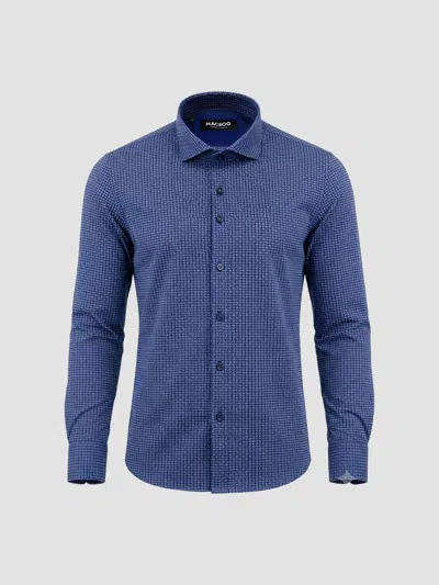 Maceoo Men's Einstein Stretch Shirt In Blue