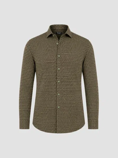 Maceoo Men's Einstein Stretch Shirt In Brown