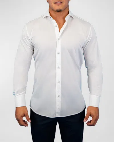 Maceoo Men's Einstein True Dress Shirt In White