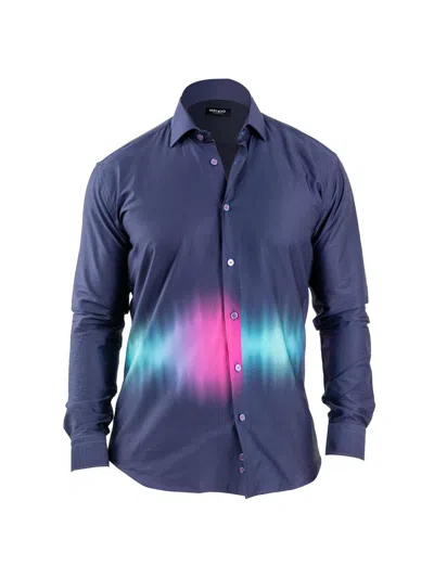 Maceoo Men's Fibonacci Aurora Shirt In Purple