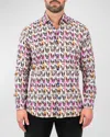 Maceoo Fibonacci Frenchienerd Contemporary Fit Button-up Shirt In White