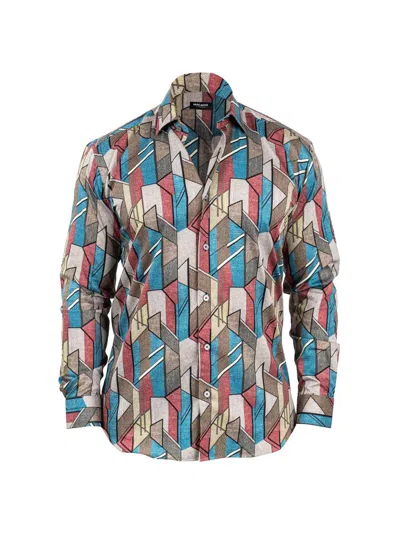 Maceoo Men's Fibonacci Picasso Shirt In Multi