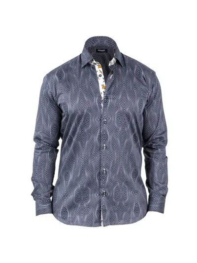 Maceoo Men's Fibonacci Shirt In Blue