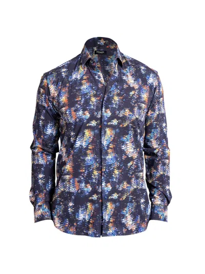 Maceoo Men's Fibonacci Stretch Ascension Shirt In Black