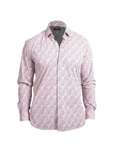 Maceoo Men's Fibonacci Stretch Ascension Shirt In White