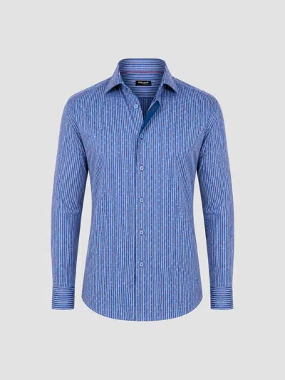 Maceoo Men's Fibonacci Stretch Shirt In Blue