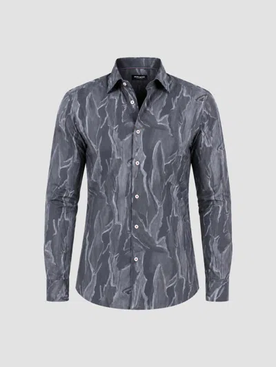 Maceoo Men's Fibonacci Woven Shirt In Gray