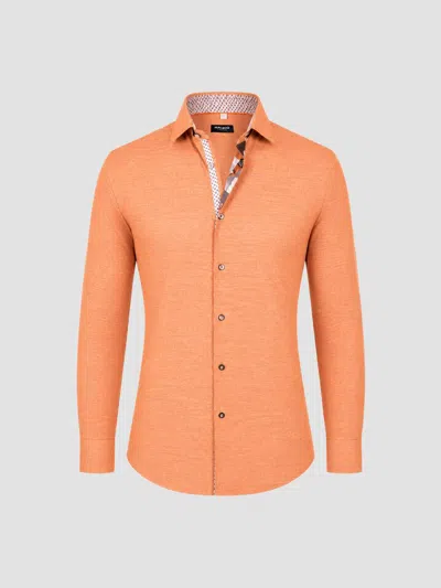 Maceoo Men's Fibonacci Woven Shirt In Orange