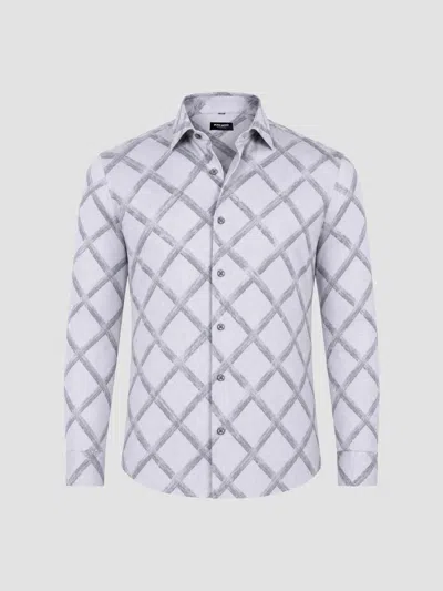 Maceoo Men's Fibonacci Woven Shirt In White
