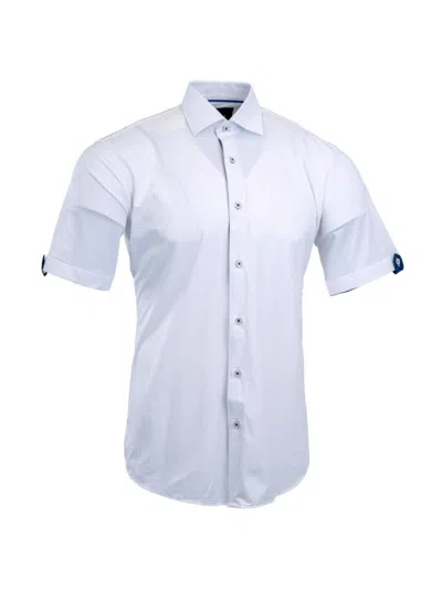 Maceoo Men's Galileo Pur Shirt In White