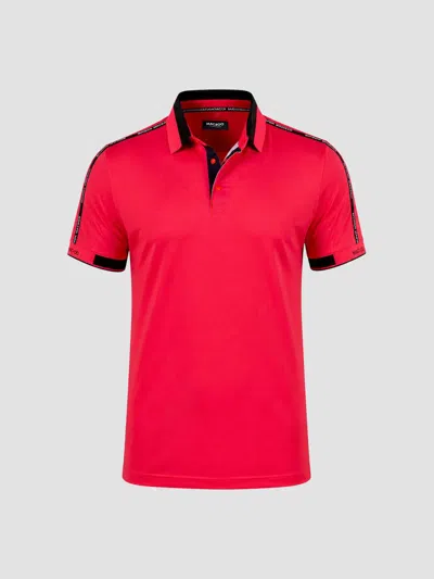 Maceoo Men's Knit Ascension Polo Shirt In Red