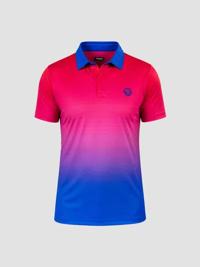Maceoo Men's Knit Ascension Sunset Polo Shirt In Multi