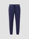 Maceoo Marthyr Drawstring Joggers In Blue