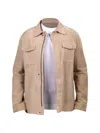Maceoo Leather Jacket In Brown