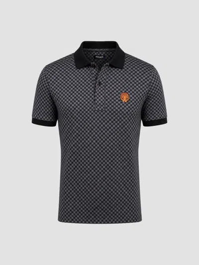 Maceoo Men's Mozart Square Tip Polo Shirt In Black
