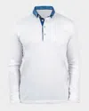Maceoo Men's Newton Solid Polo Shirt In White