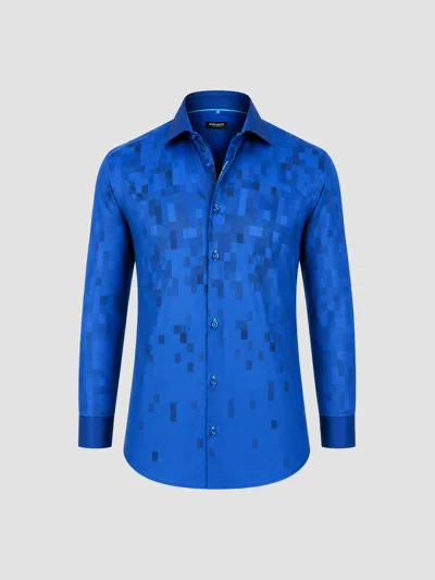 Maceoo Men's Perm Luxor Tayana Shirt In Blue