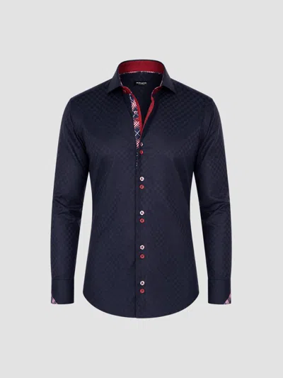 Maceoo Men's Perm Mini Panam Square Shirt In Black