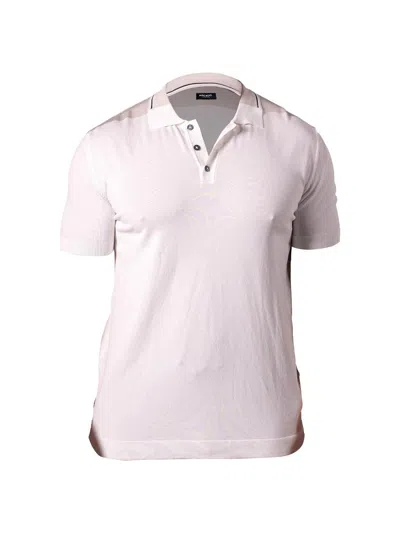 Maceoo Men's Polo Tip Shirt In White