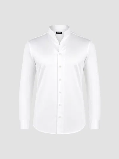 Maceoo Men's Prince Woven Shirt In White