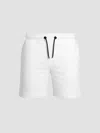 Maceoo Solidpocket 76 Drawstring Shorts S In White