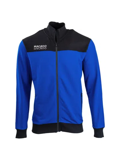 Maceoo Men's Zipper Platform Jacket In Blue