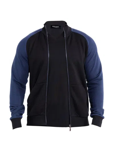 Maceoo Men's Zipper Sweatshirt In Black