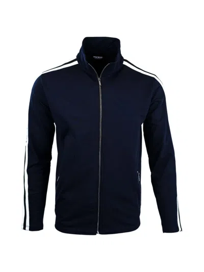 Maceoo Men's Zipper Track Jacket In Blue