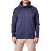 Maceoo Mixed Media Zip Hoodie