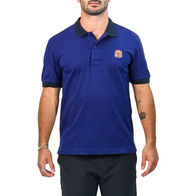Maceoo Mozart Dot Polo In Blue
